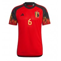 Camiseta Bélgica Axel Witsel #6 Primera Equipación Replica Mundial 2022 mangas cortas